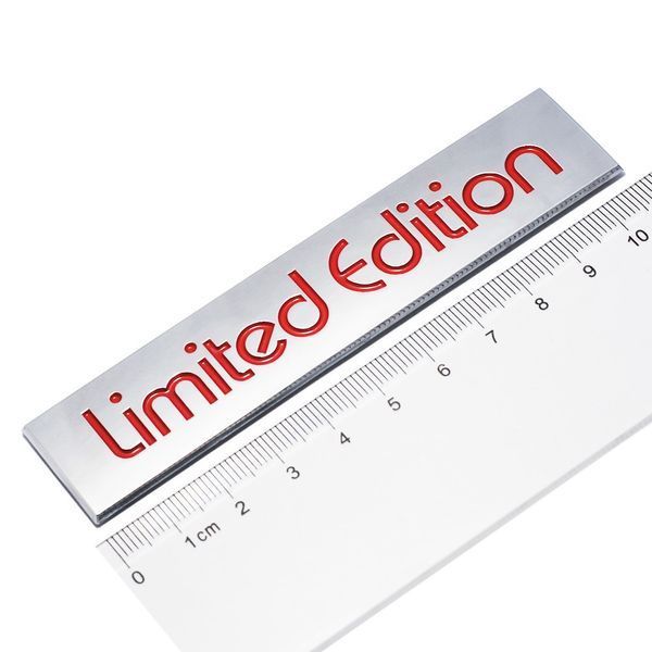 3D эмблема Limited Edition Ограниченная серия 30101 фото
