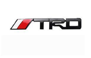 3D емблема TRD чорна 96 х 19 мм 300701 фото