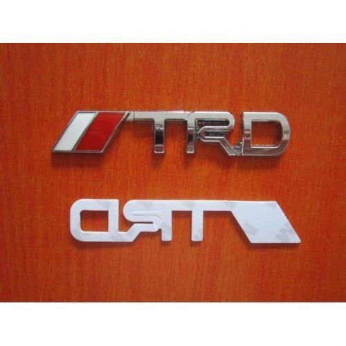 3D емблема TRD чорна 96 х 19 мм 300701 фото