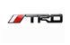 3D емблема TRD чорна 96 х 19 мм 300701 фото 1