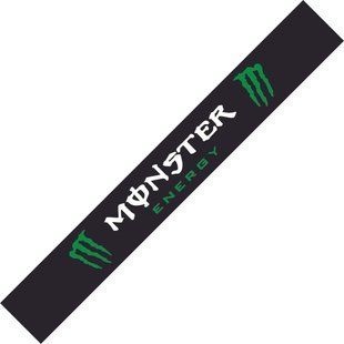 Сонцезахисна наклейка на лобове скло Monster energy 200115 фото