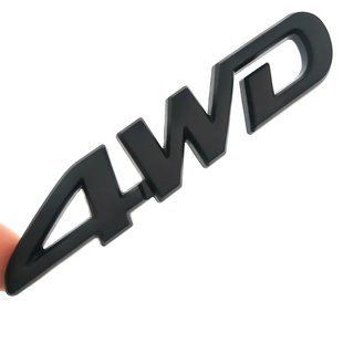3D-емблема 4WD чорна 300631 фото
