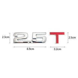 3D емблема "2,5" - метал хром 300911 фото