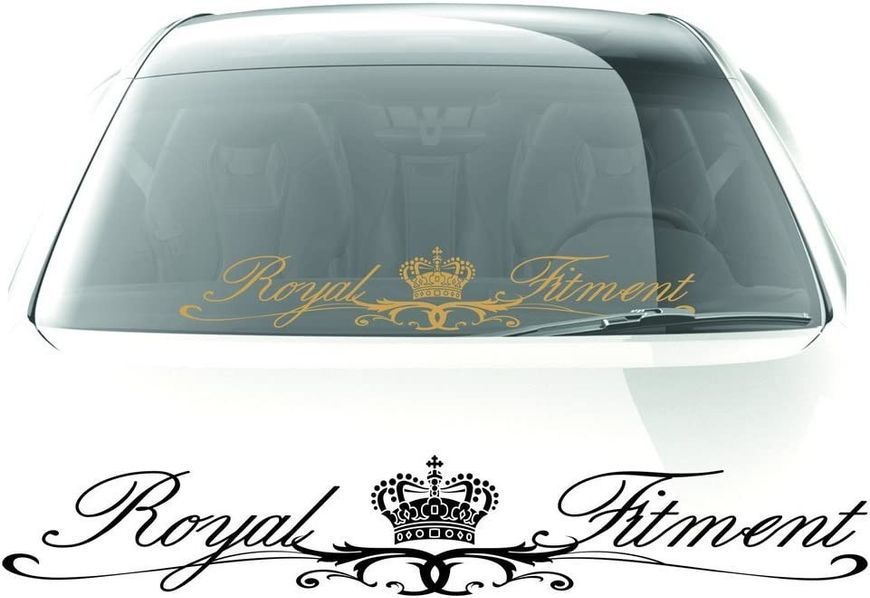 Наклейка на автомобиль Royal Fitment без фона 200141 фото
