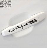 Наклейки на ручки Комплект наклеек Racing Development WRC - Черные (4 штуки) 200181 фото