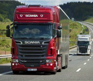 Наклейка лобое скло SCANIA 200144 фото