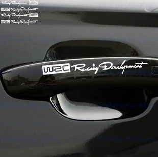Комплект наклейок Racing Development WRC - Білі (4 штуки) 200171 фото