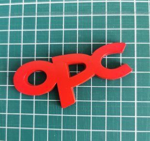 3D эмблема OPC LINE червона 301054 фото