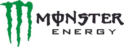 Наклейка - Monster Energy на капот - Черная 20025 фото