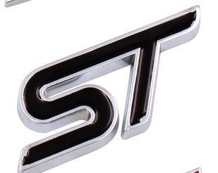 3D емблема "ST" чорна 300862 фото