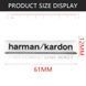 3D эмблема Harman Kardon - на акустику 301073 фото 2