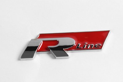 3D эмблема R-LINE - Цвет красный 30043 фото