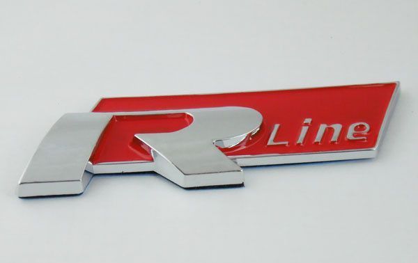 3D эмблема R-LINE - Цвет красный 30043 фото