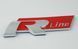 3D эмблема R-LINE - Цвет красный 30043 фото 4