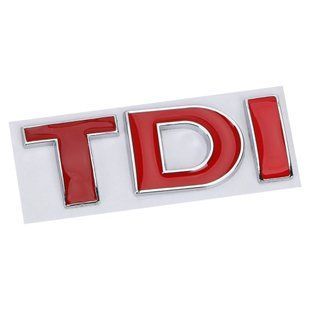 3D эмблема TDI - червона 301062 фото