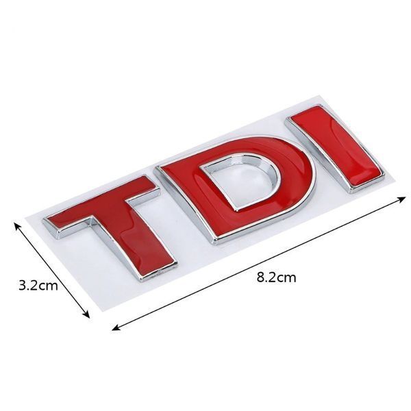 3D эмблема TDI - червона 301062 фото