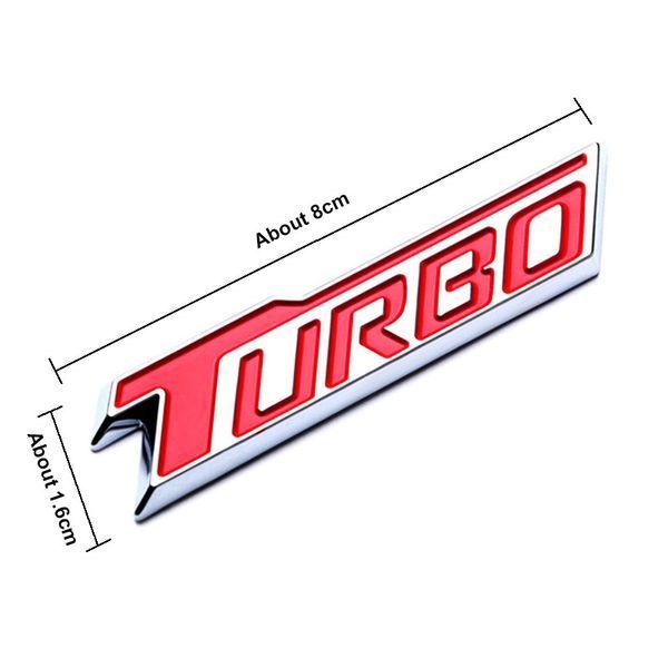 3D емблема металева Turbo 300331 фото