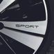 Автомобіль Наклейки диск колеса SPORT Комплект 4 штуки чорна 20101 фото 4