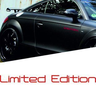 Наклейки на автомобіль Limited Edition червона 20102 фото