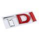 3D эмблема TDI - красные хром 301063 фото 1