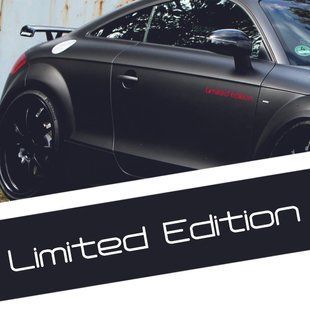 Наклейки на автомобіль Limited Edition біла 20103 фото