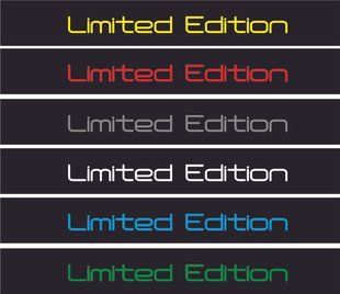 Сонцезахисна наклейка на лобове скло Limited Edition 200149 фото