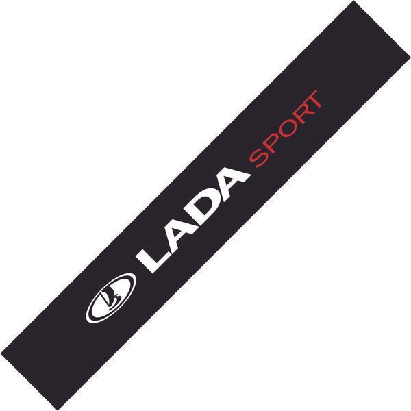 Солнцезащитная наклейка на лобовое стекло LADA sport 200132 фото