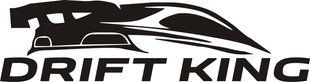 Наклейка на автомобіль - DRIFT KING чорна 20079 фото