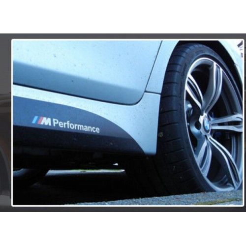 Комплект наклейок BMW ///M Performance - Білі (2 штуки) 20042 фото