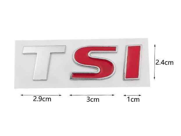 3D емблема TSI 6,9 х 2,4 301064 фото