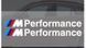 Комплект наклейок BMW ///M Performance - Білі (2 штуки) 20042 фото 2