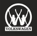 Виниловая наклейка на авто - Volkswagen Девушки 15 х 15 см 200182 фото 9