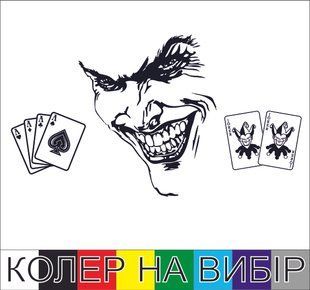 Наклейка на заднее стекло JOKER 50 х 90см 20157 фото