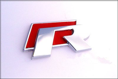 3D емблема R: серія R-line - червоний 30021 фото