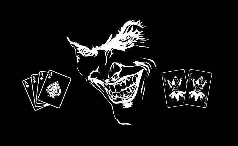 Наклейка на заднее стекло JOKER 50 х 90см 20157 фото