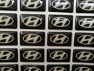 Силіконова емблема - Hyundai 300849 фото