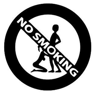 Наклейки &mdash; NO SMOKING чорні 20081 фото