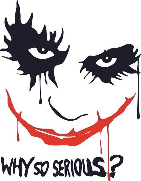Наклейка на заднее стекло JOKER 50 х 38 см 20158 фото