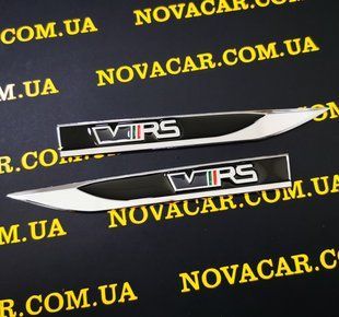 3D емблема на авто "Skoda vRS" лезо 300292 фото