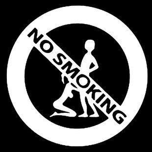Наклейки &mdash; NO SMOKING білі 200811 фото