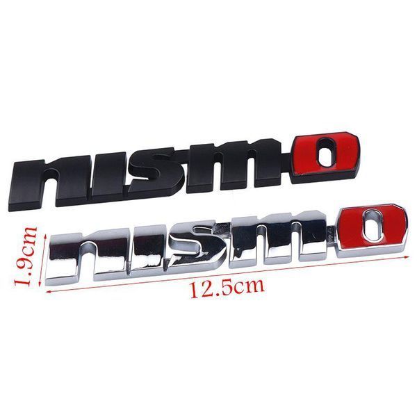 3D емблема "NISMO" на решітку радіатора - чорна 300201 фото