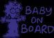 Наклейка на авто BABY ON BOARD 12х17 см размер можно менять 20160 фото 8