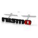 3D емблема "NISMO" на решітку радіатора - чорна 300201 фото 1
