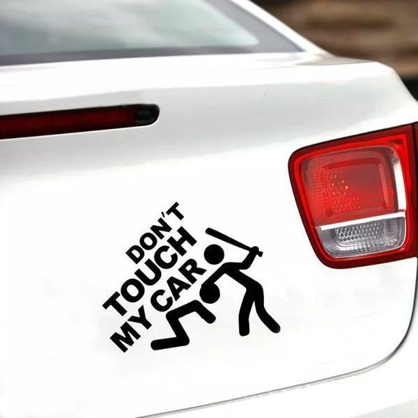 Наклейка на авто Dont Touch My car 20х17 см розмір можна змінювати 20161 фото