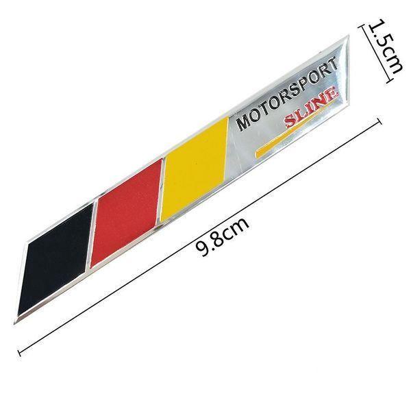 3D емблема прапор Німеччини - Motorsport sline 30164 фото