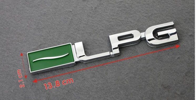 3D емблема LPG - зріджений нафтовий газ - метал 30080 фото