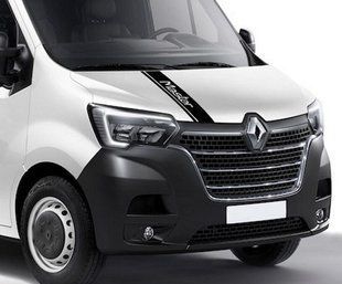 Смуги на капот Renault MASTER 1000х130 мм 20199 фото