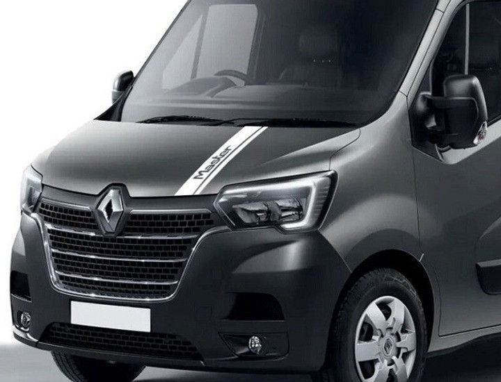 Смуги на капот Renault MASTER 1000х130 мм 20199 фото