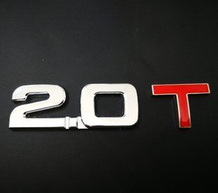 3D эмблема 2_0 - металл хром 30088 фото