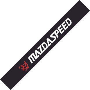 Солнцезащитная наклейка на лобовое стекло Mazda speed 200126 фото